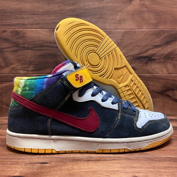 dunk mid pro sb tie dye